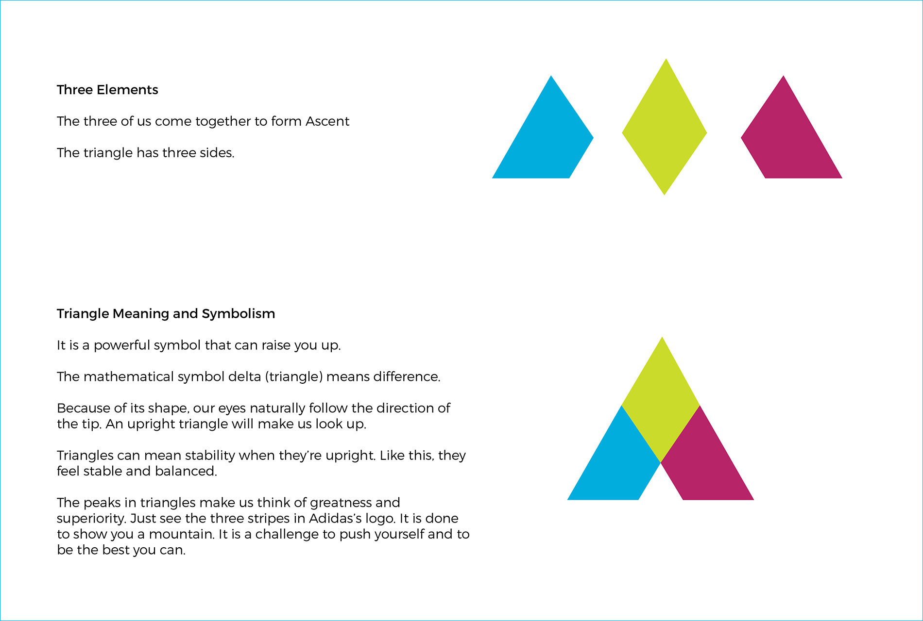 Ascent: Symbolism